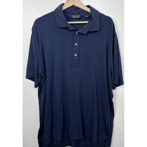 Polo Ralph Lauren Shirt Mens XL Blue Polo Golf‎ Stretch Lisle Pima Cotton Soft